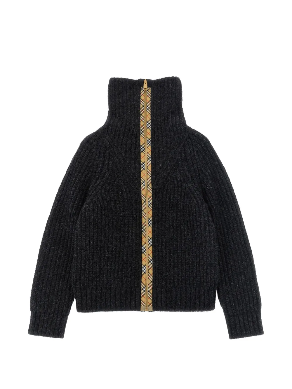 Burberry Kids Fitzpatrick Check cardigan - Nero