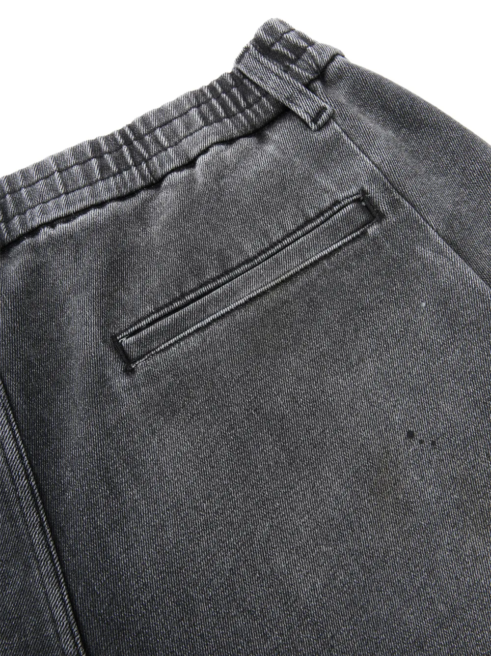 CROQUIS Gewelfde jeans met wijde pijpen Grijs