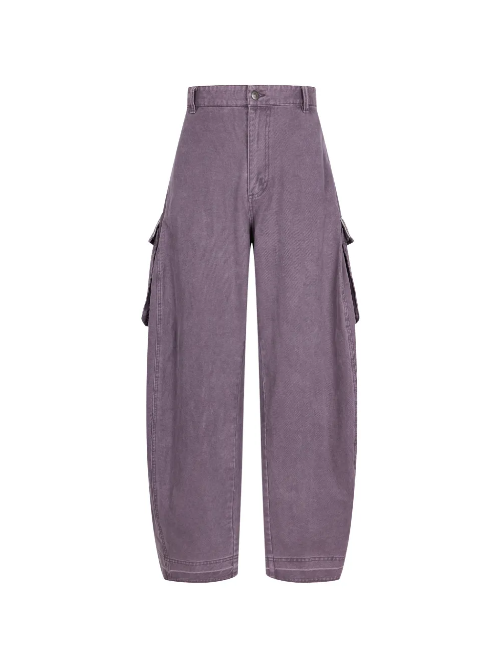 CROQUIS Cargo-Jeans mit abgerundetem Bein - Violett