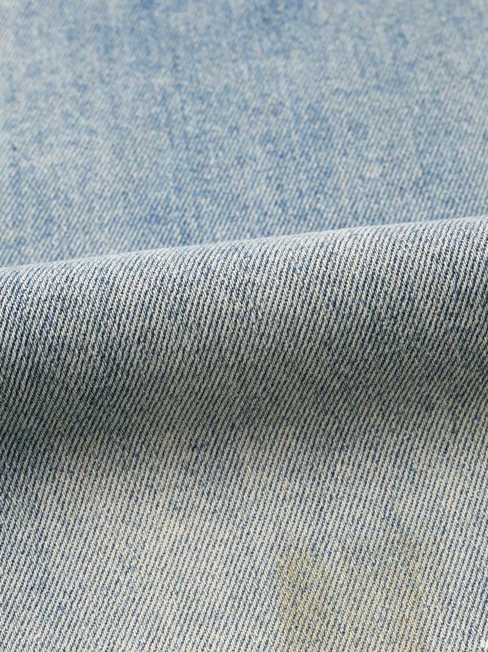 CROQUIS Gewelfde jeans met wijde pijpen Blauw