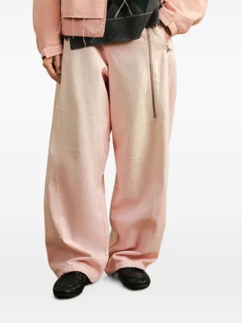 CROQUIS canvas drawstring trousers