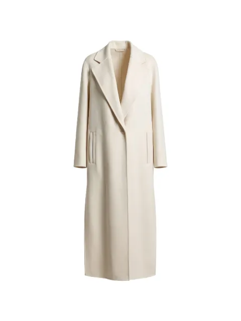 Peserico Aurea asymmetric single-breasted coat