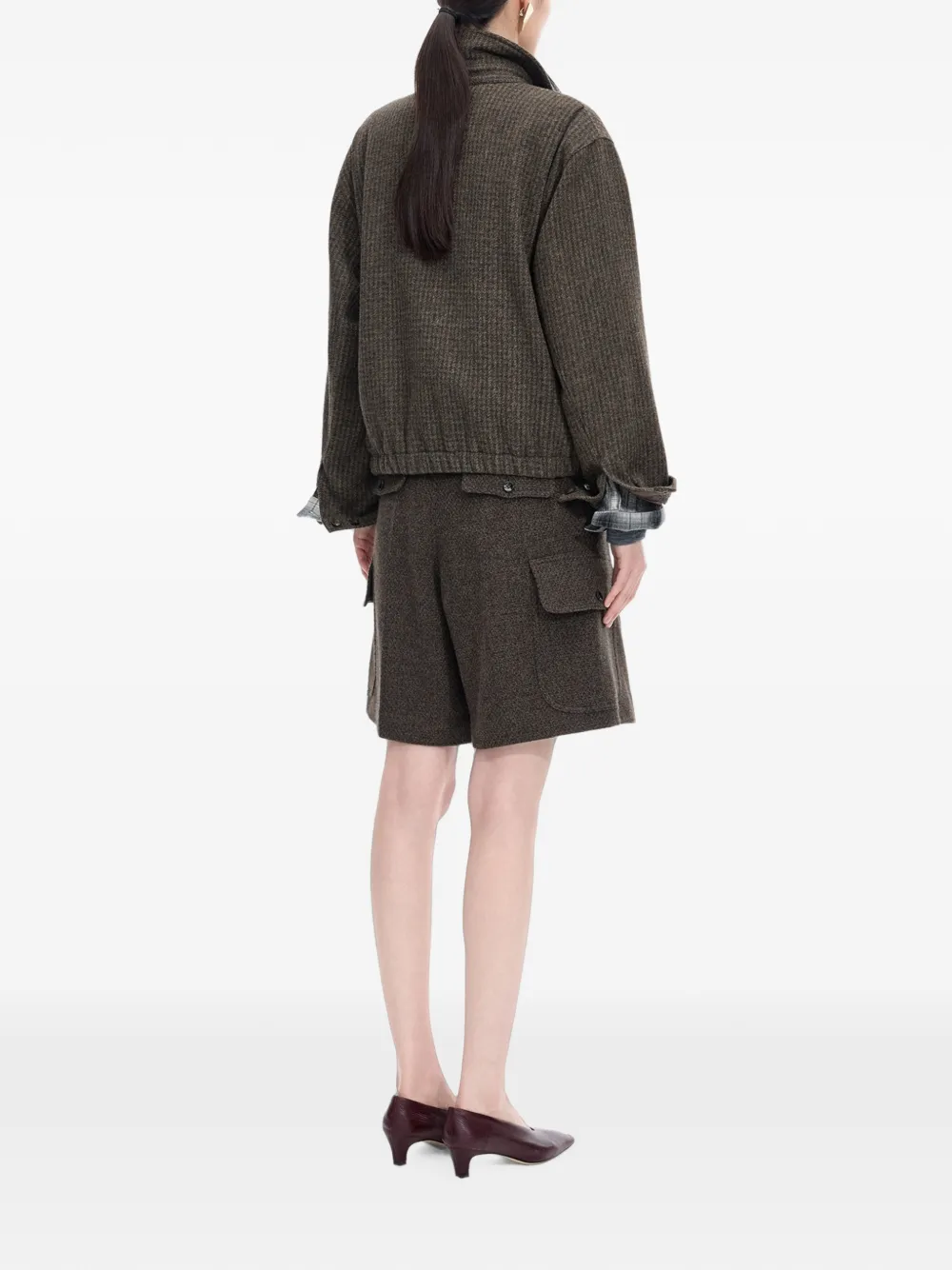 JNBY tweed check jacket Bruin