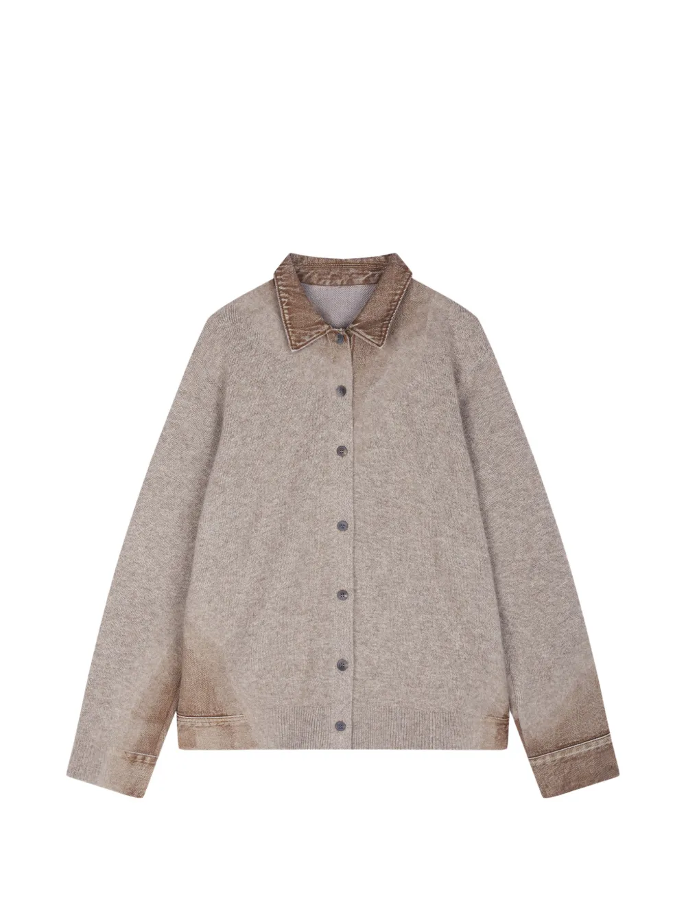 JNBY Cardigan con design patchwork - Toni neutri