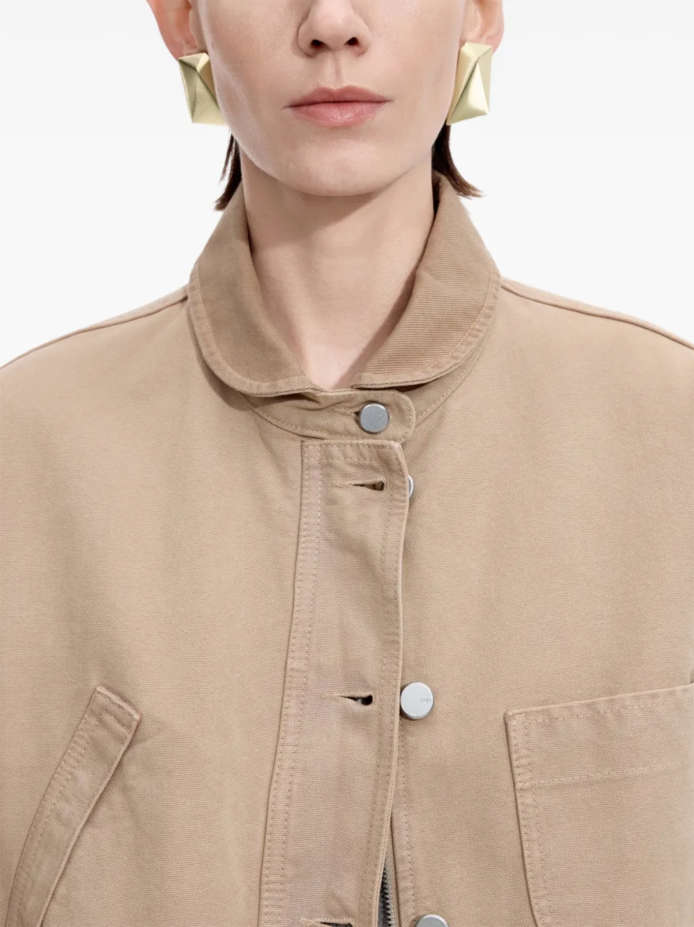 JNBY Oversized jack met trekkoord Beige