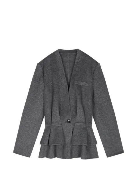 JNBY blazer en laine à basques superposées