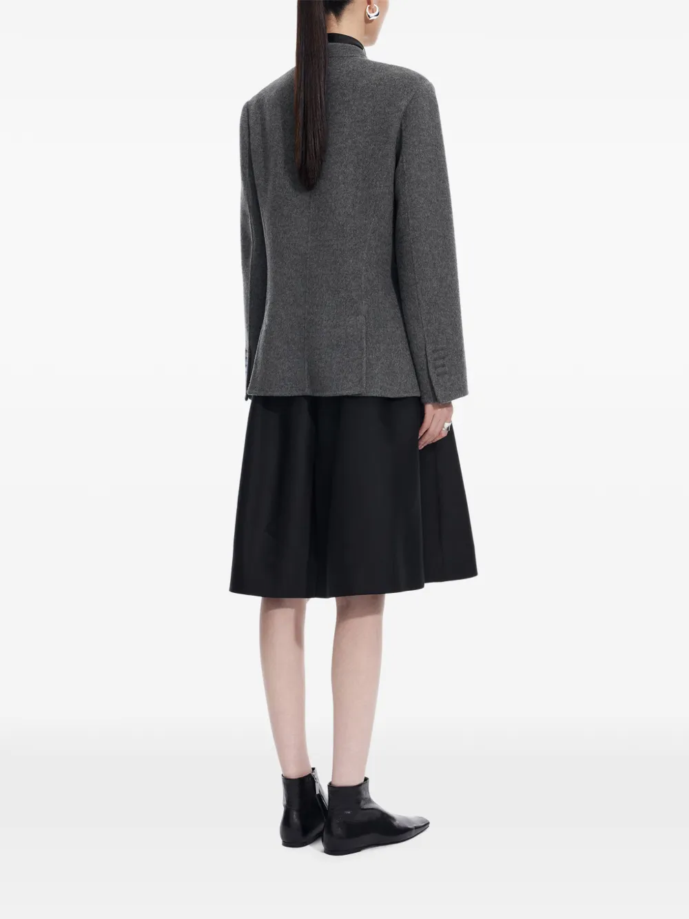 JNBY Gelaagde wollen blazer met peplum Grijs