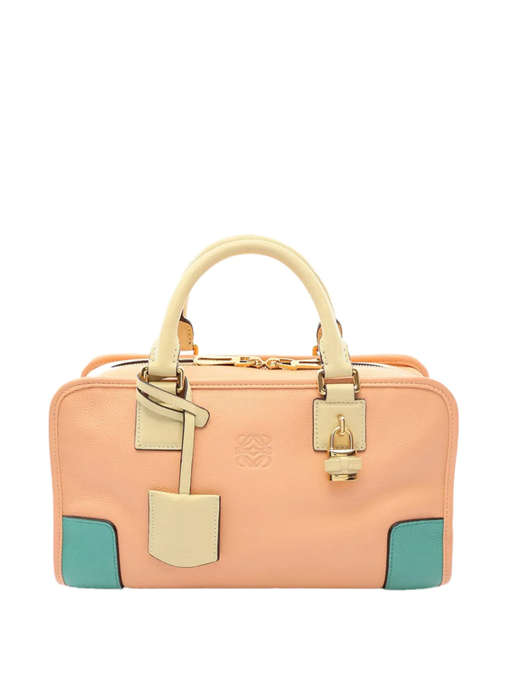 Loewe Pre-Owned 2010-2026 Tricolor Leather Amazona 28 handbag - Rosa