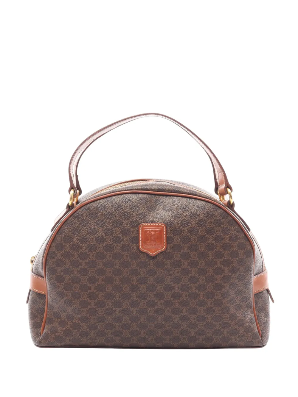 Celine Pre-Owned sac à main Dome en toile enduite Macadam (20e siècle) - Marron Celine Pre-Owned sac à main Dome en toile enduite Macadam (20e siècle) - Marron
