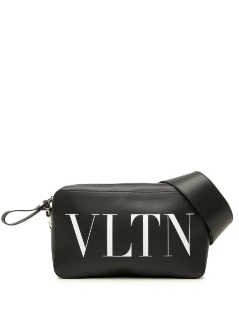 Valentino Garavani Pre-Owned 2018-2026 Leather VLTN crossbody bag