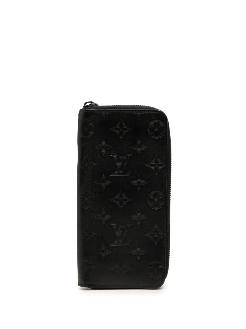 Louis Vuitton Pre-Owned 2000-2026 Monogram Shadow Vertical Zippy Wallet long wallets - Nero