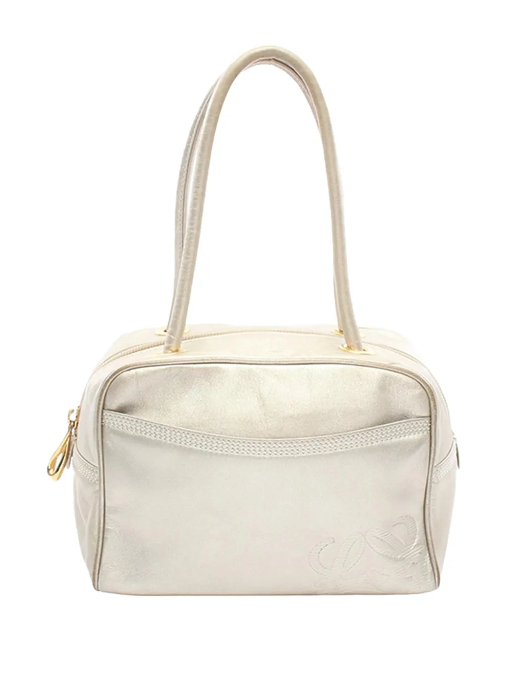 Loewe Pre-Owned 20th Century Leather Anagram shoulder bag - Gold