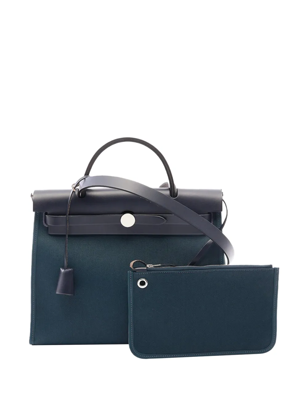 Hermès Pre-Owned sac à main Toile Herbag Zip 31 (2020) - Vert Hermès Pre-Owned sac à main Toile Herbag Zip 31 (2020) - Vert