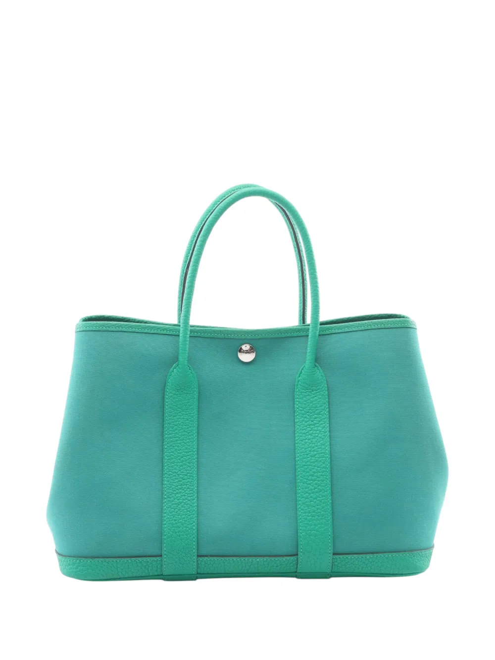 Hermès Pre-Owned 2024 Toile and Negonda Garden Party 30 tote bag - Grün