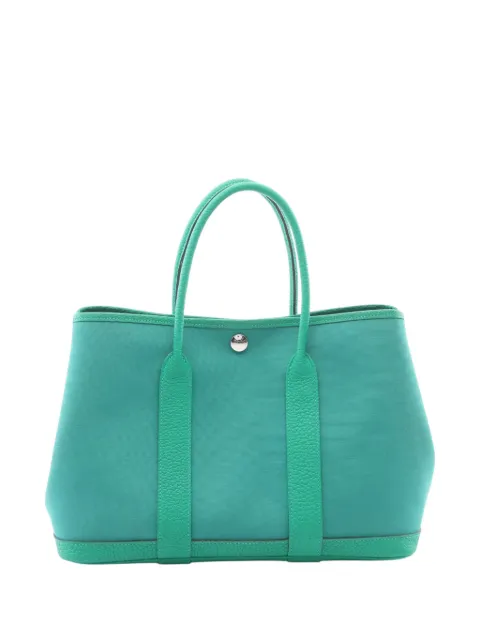 Hermès Pre-Owned 2024 Toile and Negonda Garden Party 30 tote bag