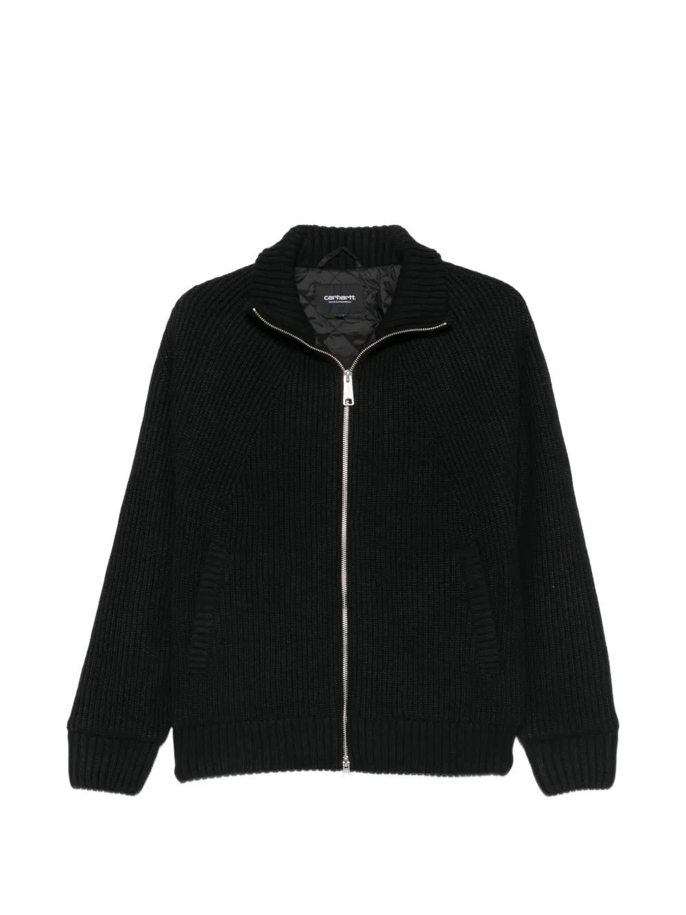 Carhartt WIP Banley ribbed-knit raglan-sleeve jacket - Schwarz