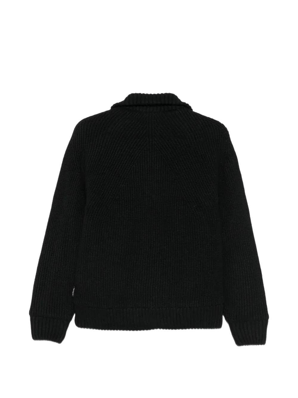 Carhartt WIP Banley ribbed-knit raglan-sleeve jacket Zwart