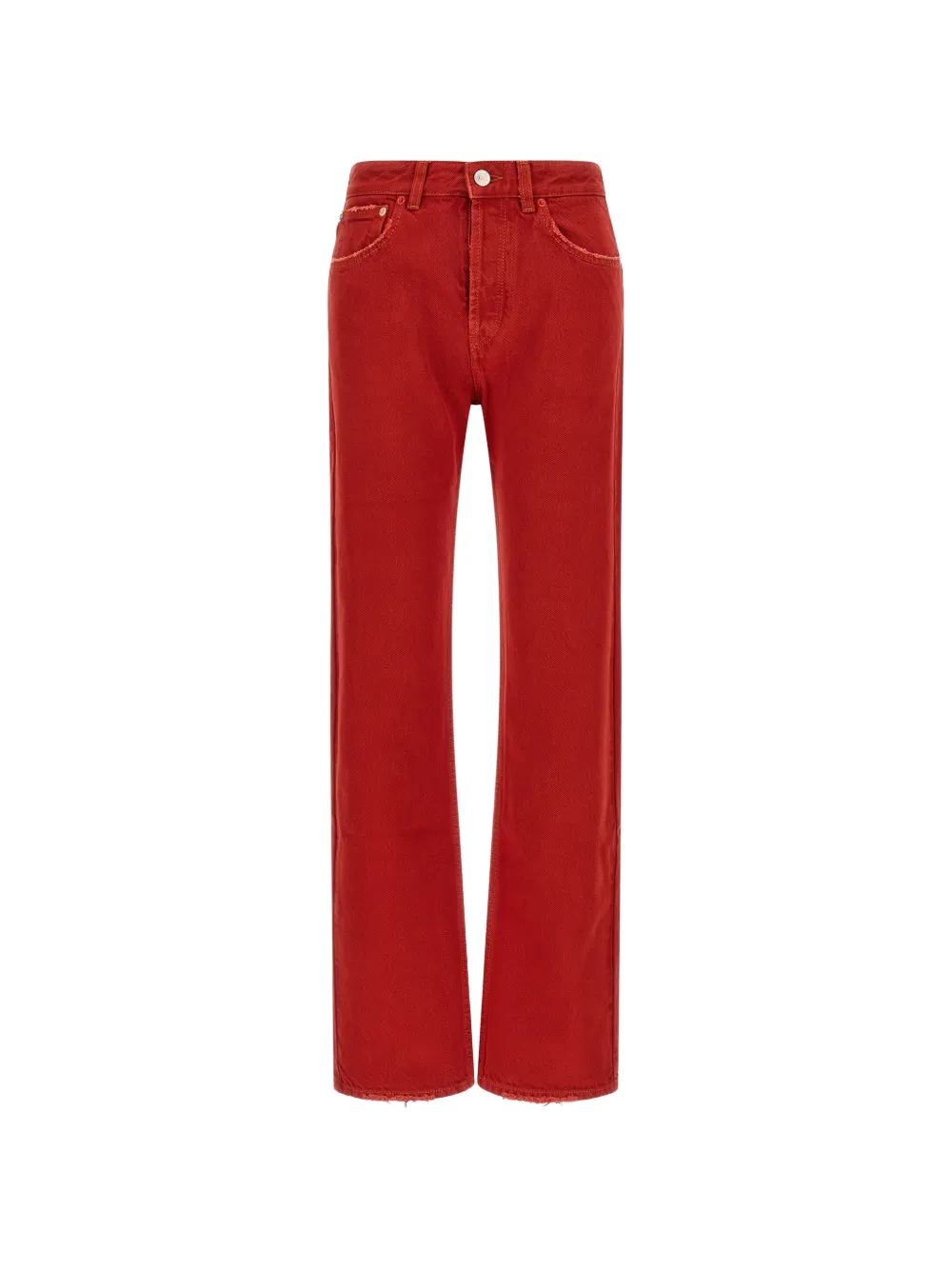ISABEL MARANT Jean Daya regular denim jeans - Rouge