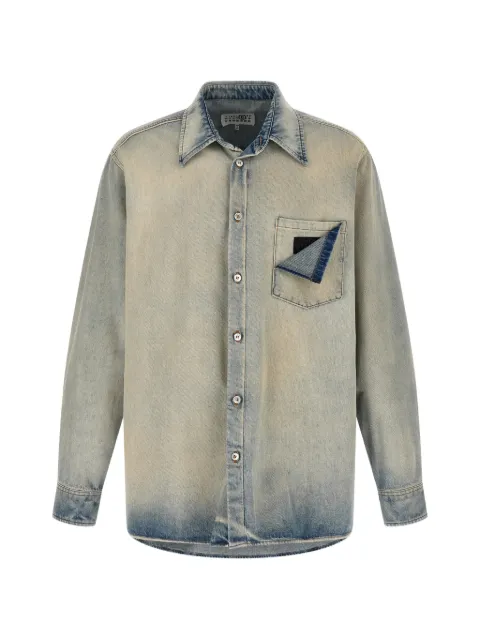 MM6 Maison Margiela Numeric Signature denim shirt