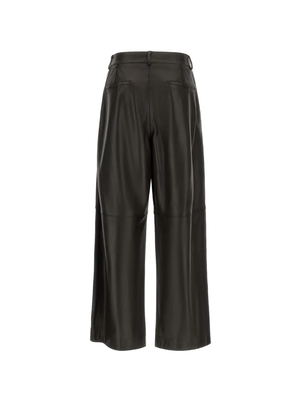 P.A.R.O.S.H. Maciock26 leren broek Zwart