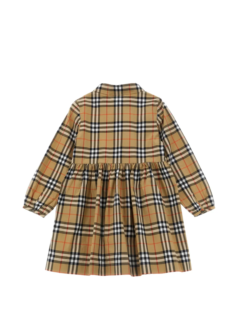 Burberry Kids Winifred Check jurk Beige
