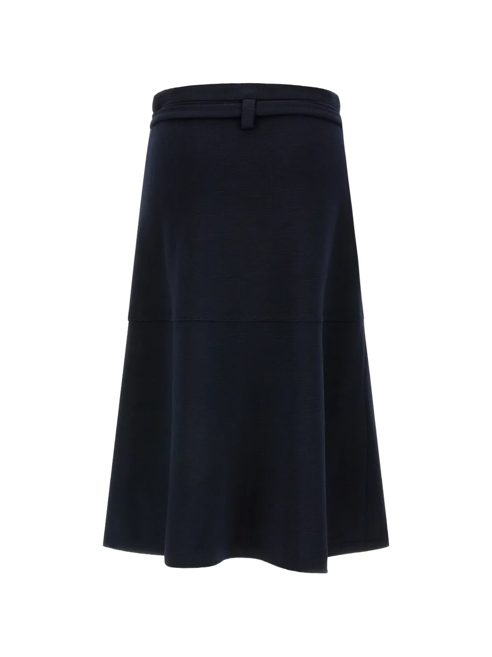 Tela Beatrix asymmetrische midi-rok met ceintuur Blauw