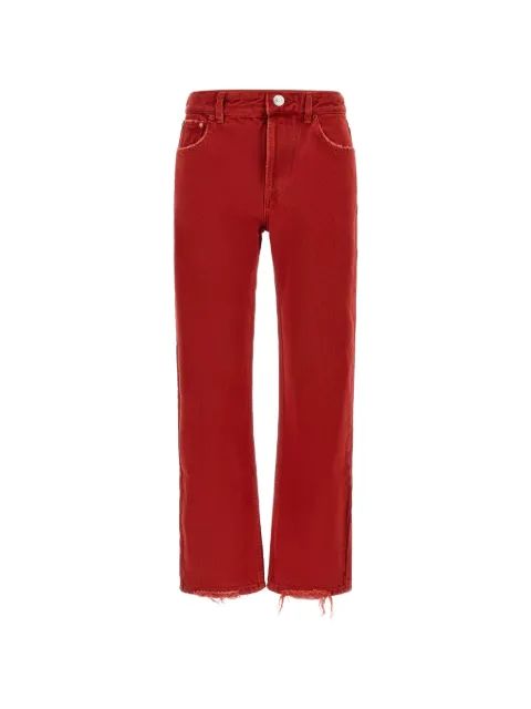 ISABEL MARANT Daya jeans med frynset kant