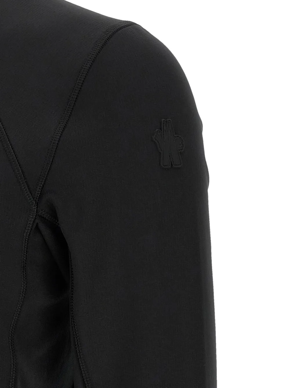 Moncler Grenoble Polartec raglan-sleeve sweater Zwart