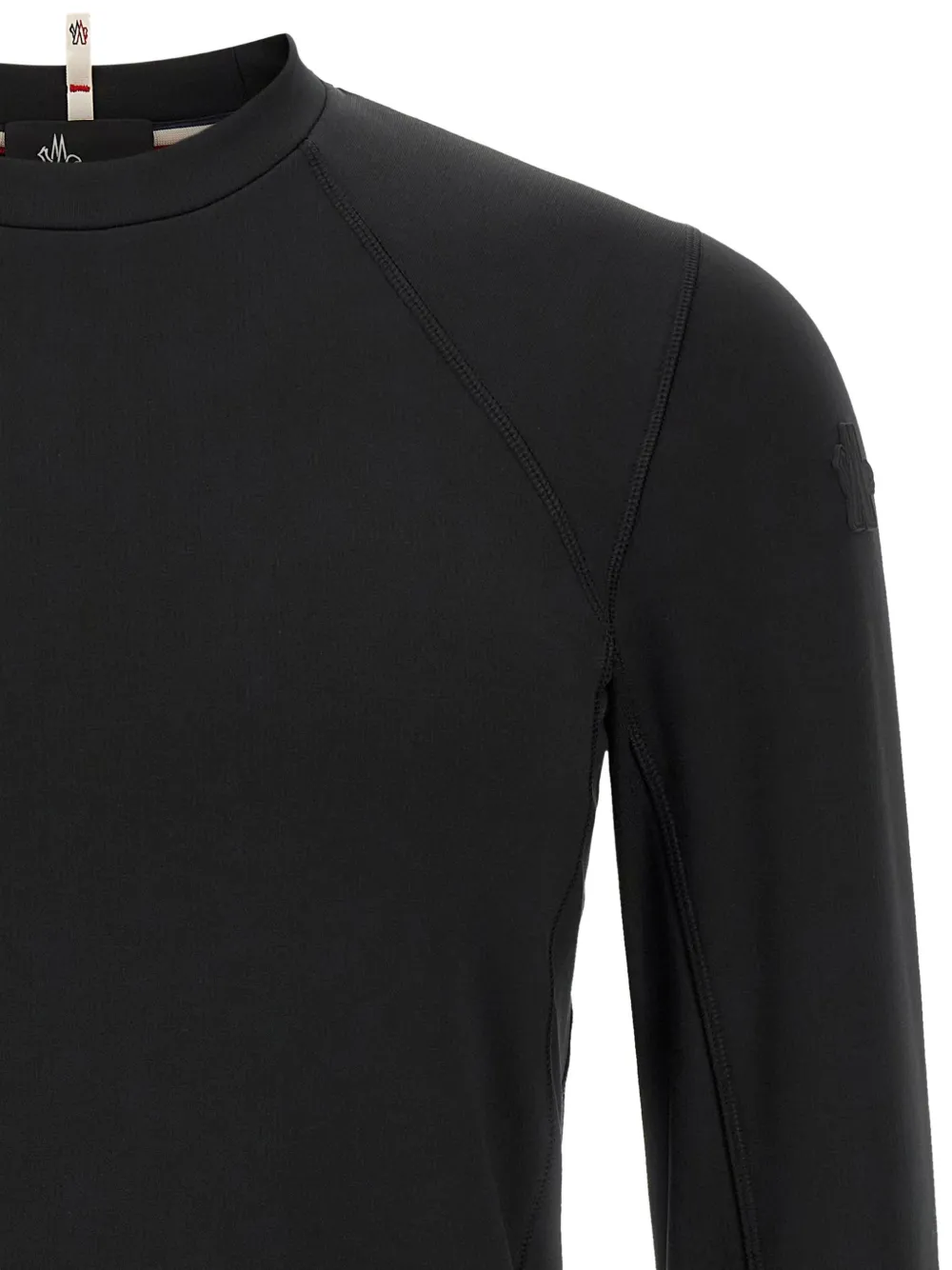 Moncler Grenoble Polartec raglan-sleeve sweater Zwart