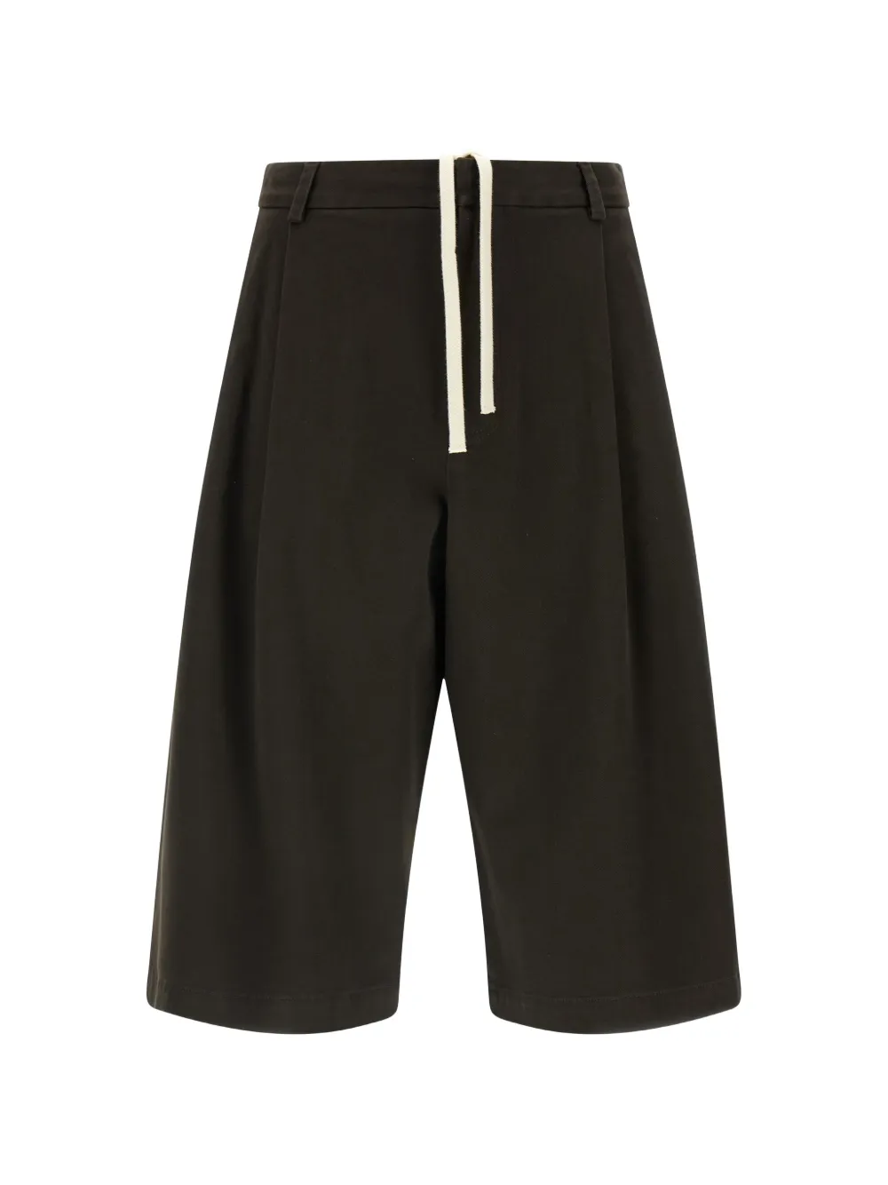 Tela Lake pleat-detail bermuda shorts - Nero