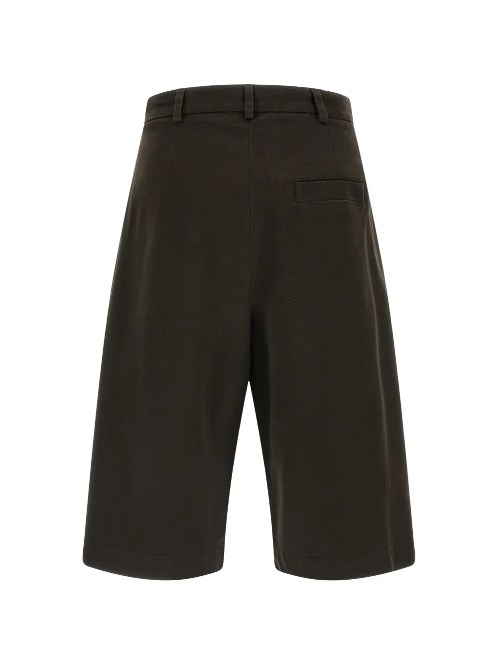 Tela Lake bermuda met plooidetail Zwart