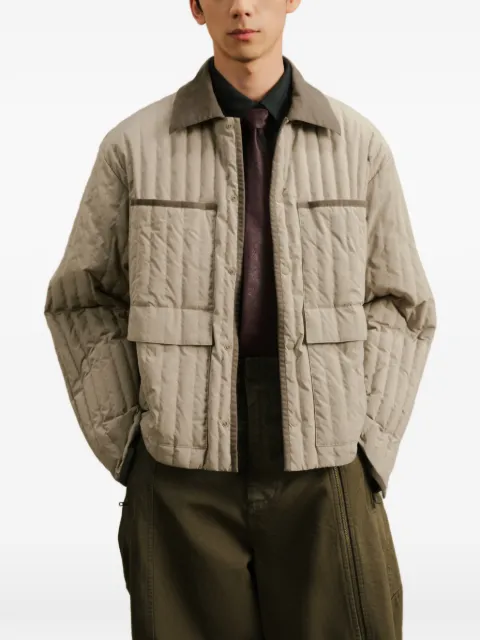 CROQUIS quilted goose-down jacket