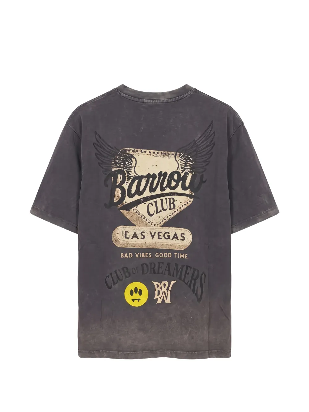 BARROW T-shirt met grafische print Zwart