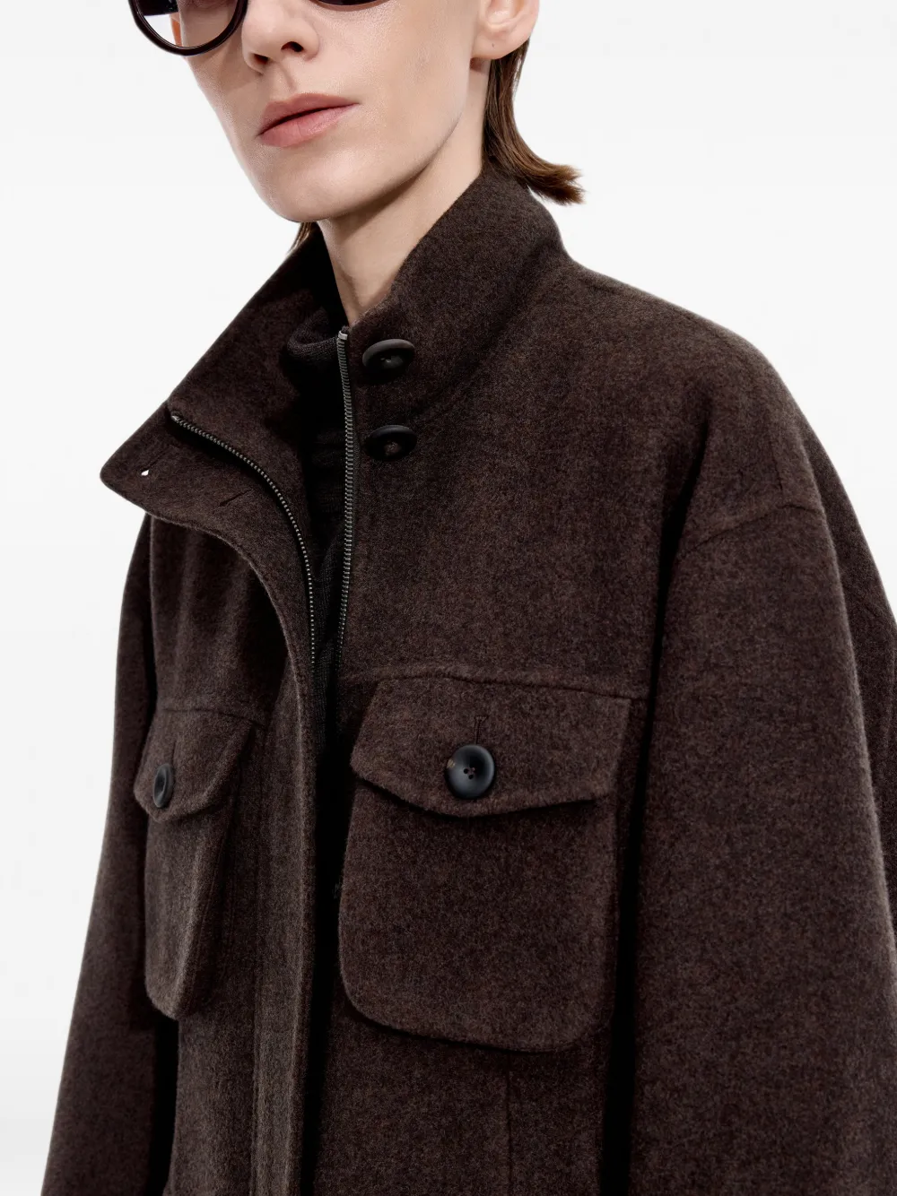 JNBY multi-pocket high-neck jacket Bruin