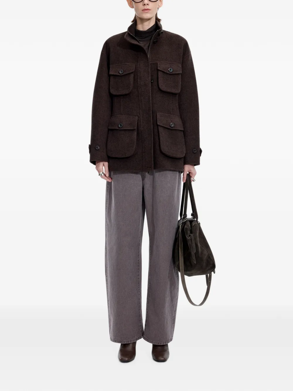 JNBY multi-pocket high-neck jacket Bruin