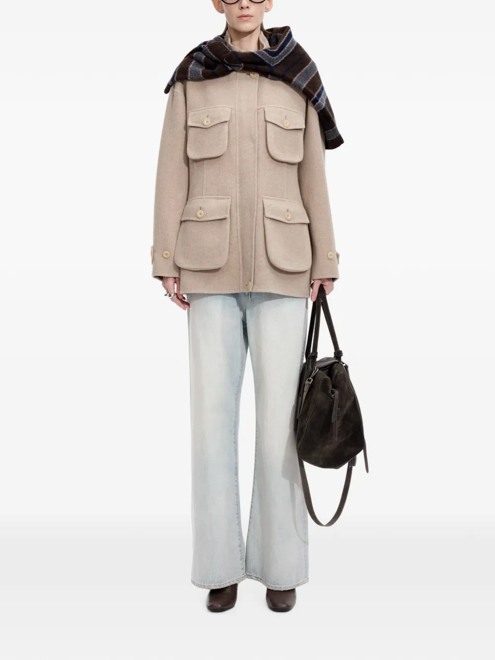 JNBY four-pocket jacket Beige