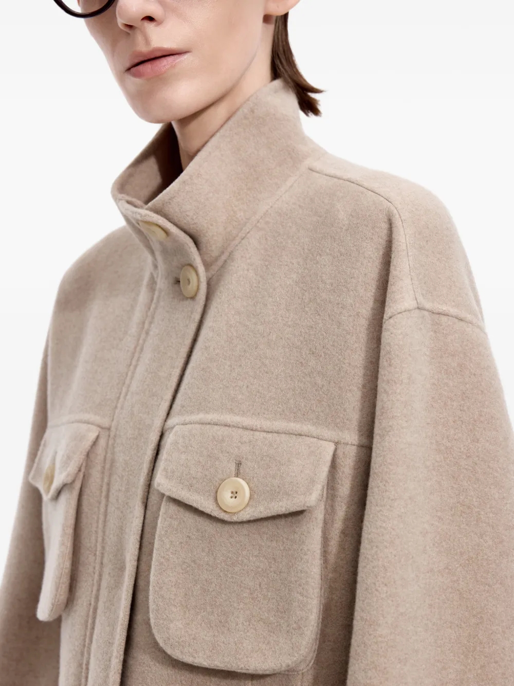 JNBY four-pocket jacket Beige