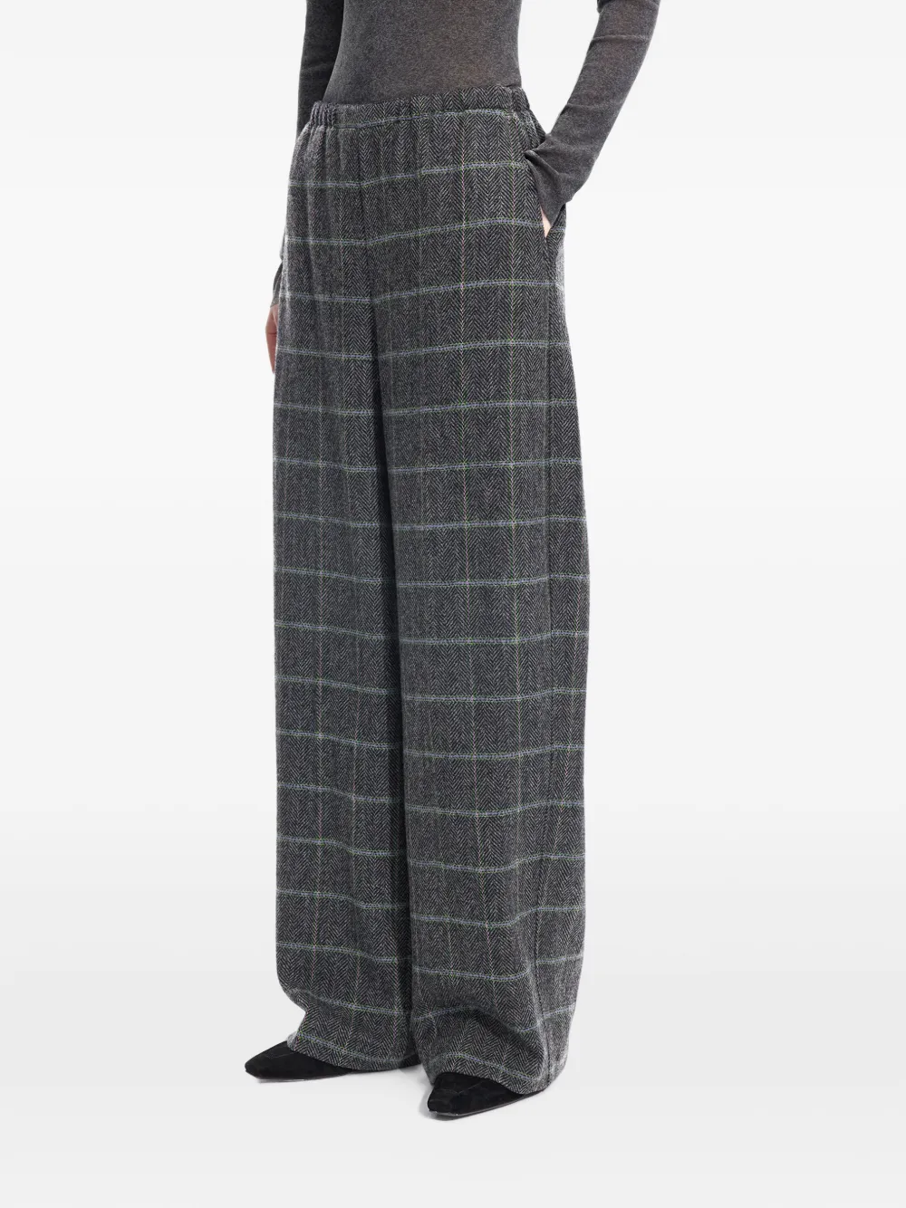 JNBY Geruite broek Grijs
