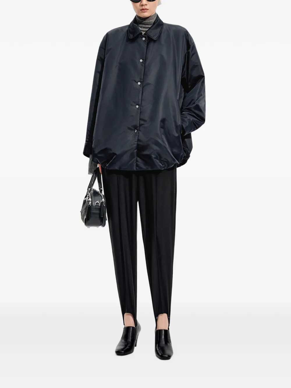 JNBY oversized button-up jacket Blauw