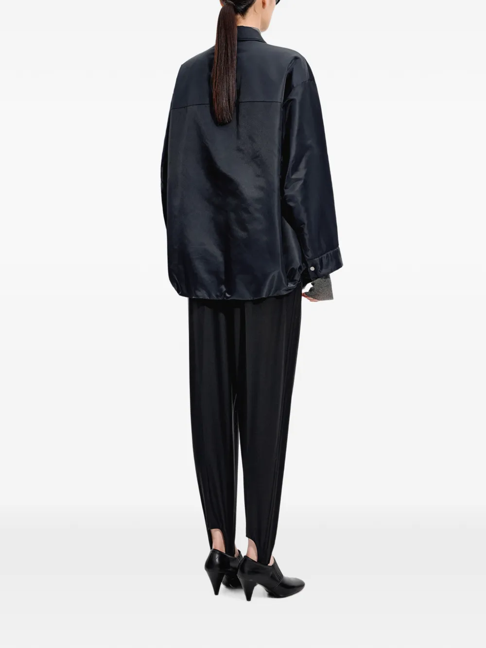 JNBY oversized button-up jacket Blauw