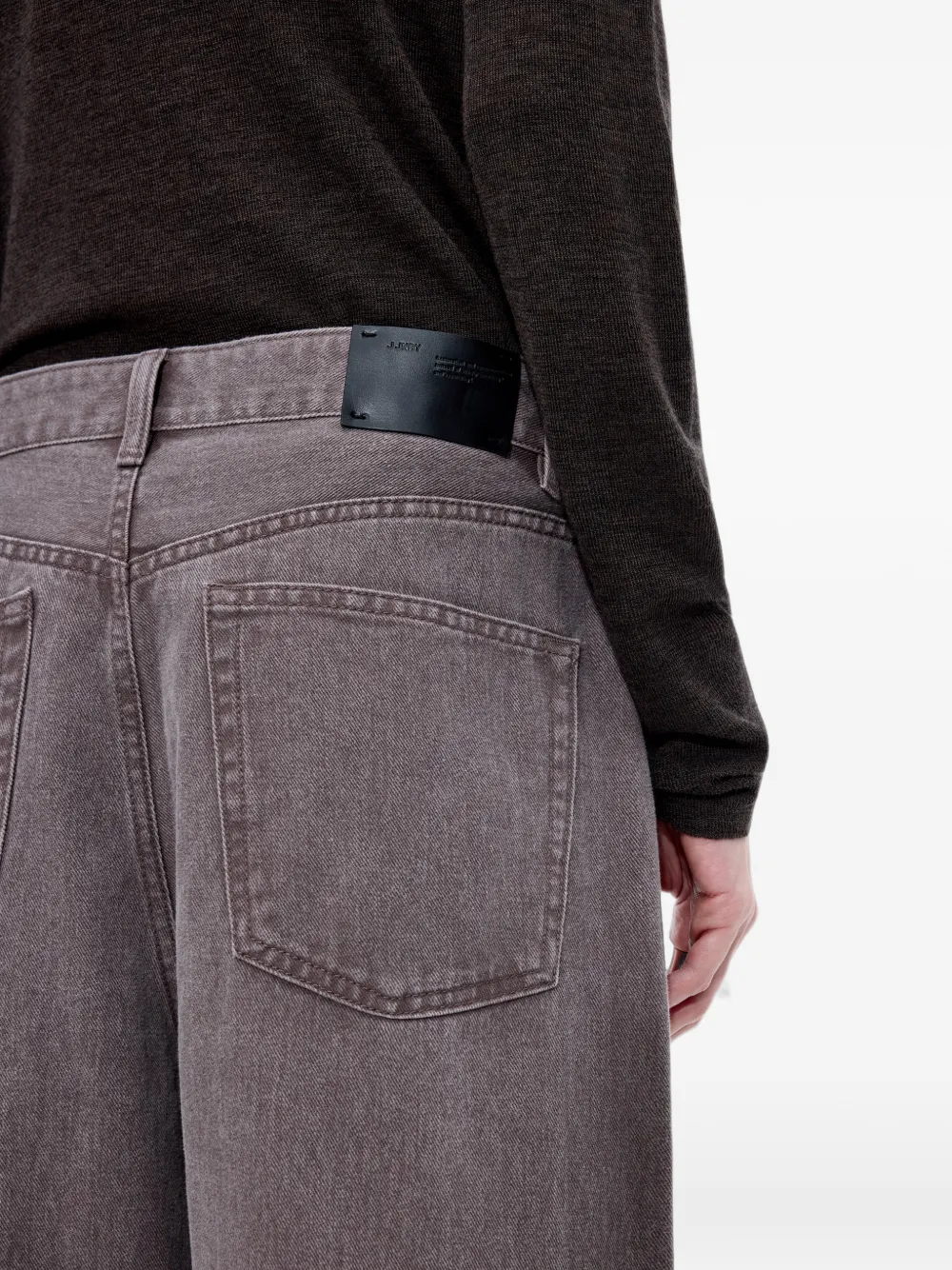 JNBY Jeans met wijde pijpen Grijs