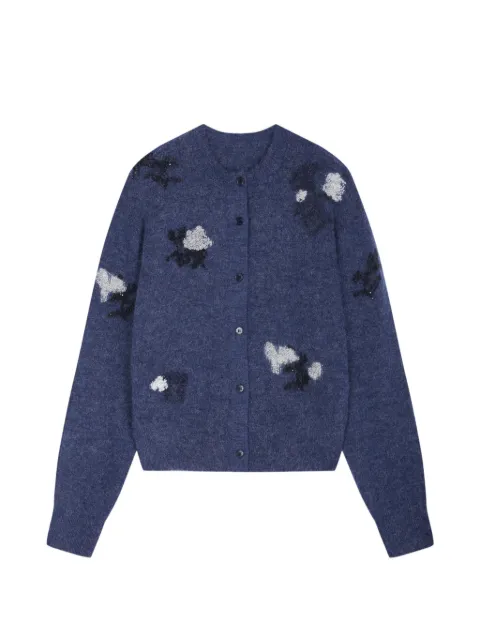 JNBY floral-intarsia cardigan