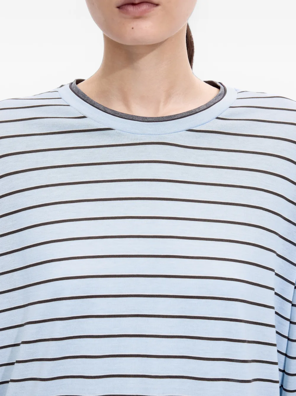 JNBY Gestreept T-shirt met lange mouwen Blauw