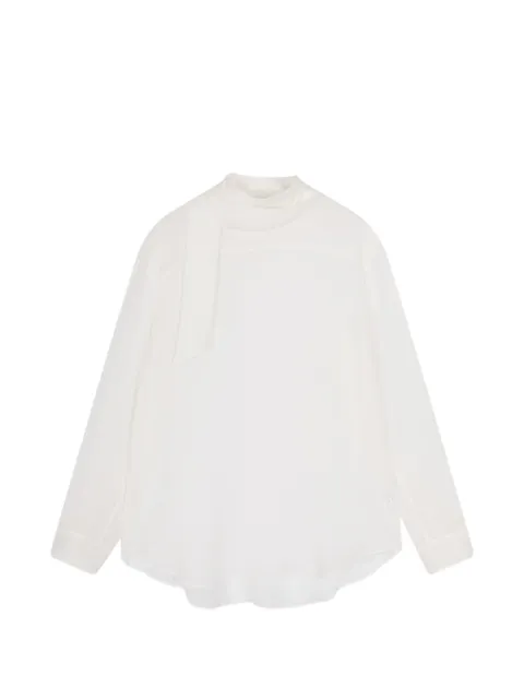 JNBY tie-neck relaxed-fit blouse
