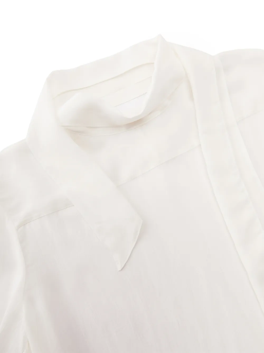 JNBY tie-neck relaxed-fit blouse Wit