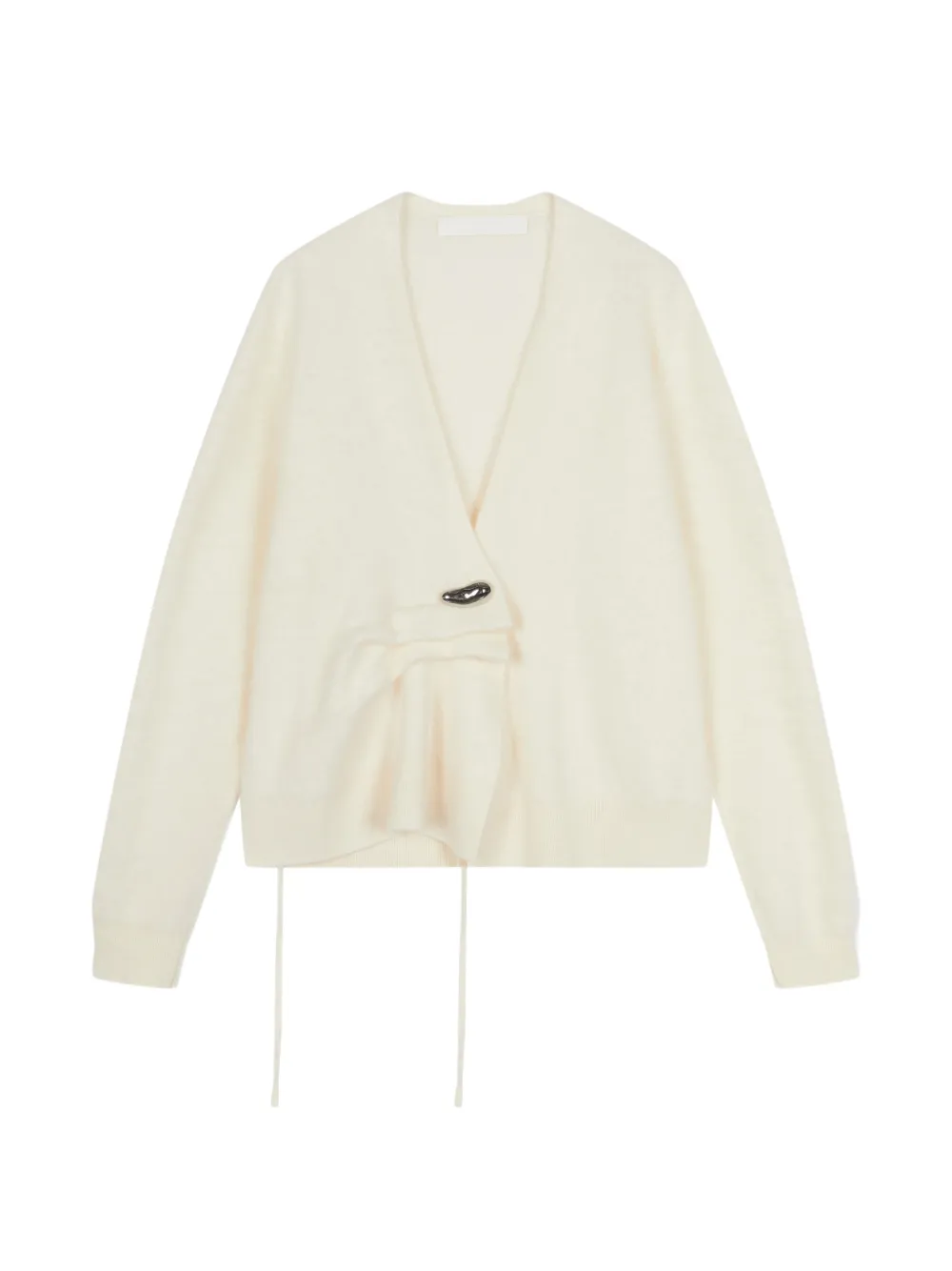 JNBY draped V-neck cardigan Beige