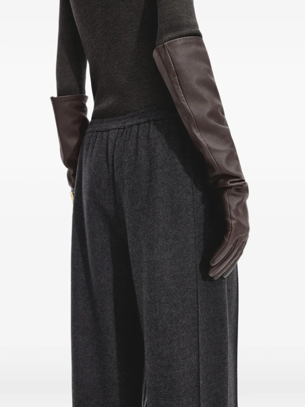JNBY Broek met gebogen wijde pijpen Grijs