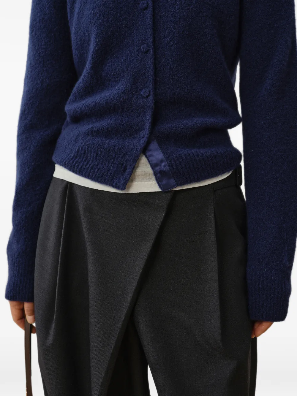 LESS Broek met wijde pijpen Grijs