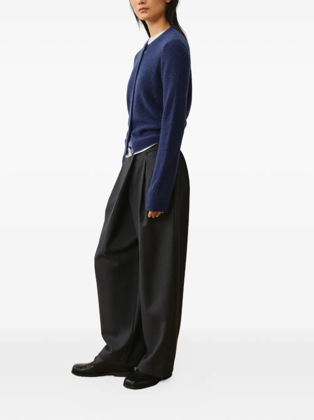 LESS Broek met wijde pijpen Grijs