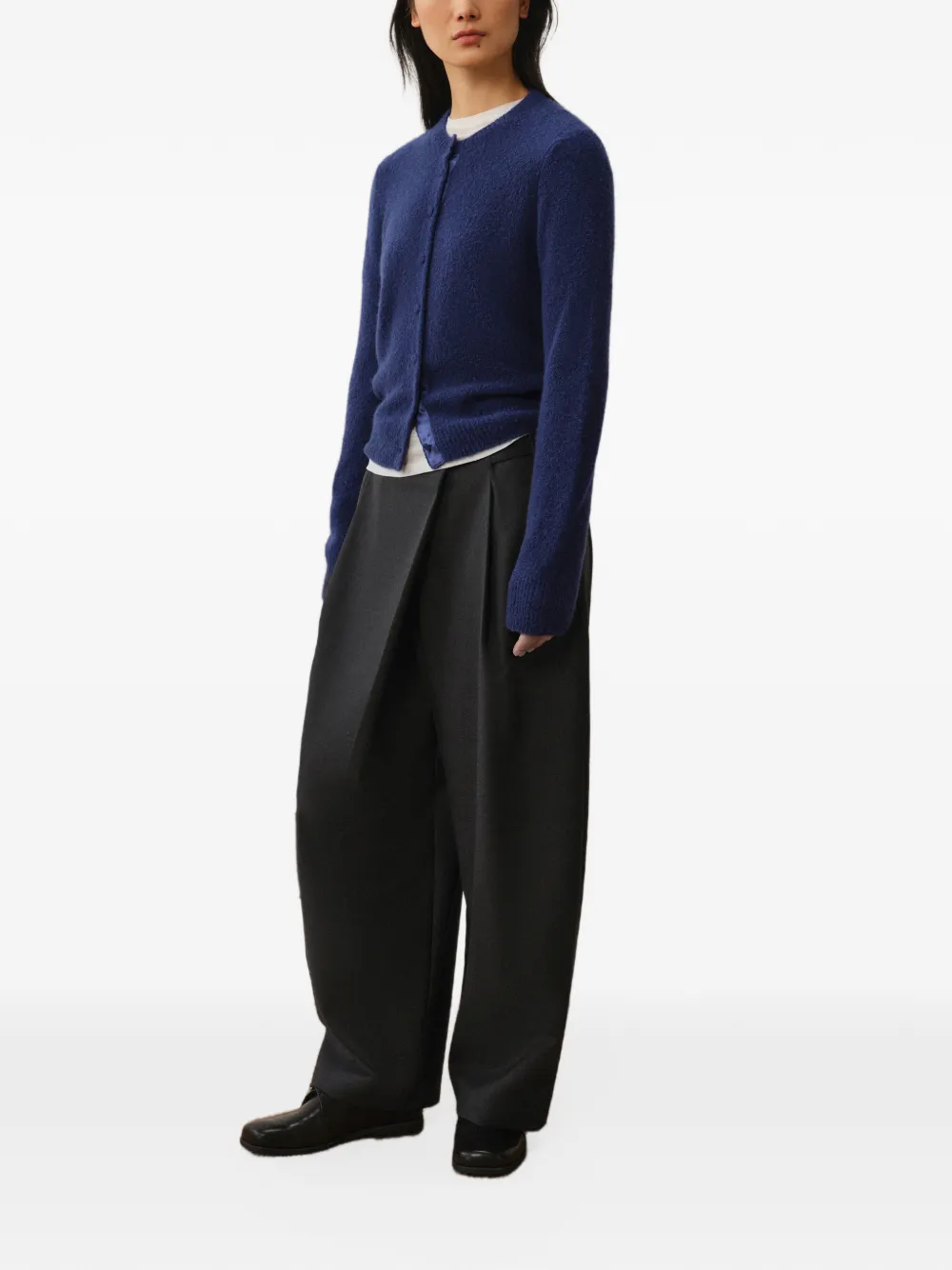 LESS Broek met wijde pijpen Grijs